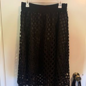 Black Flare Skirt